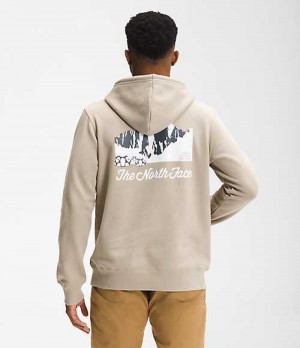 Sudadera con Capucha The North Face Mountain Hombre Gris | 0487652-QJ