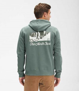 Sudadera con Capucha The North Face Mountain Hombre Verde | 3295470-RL