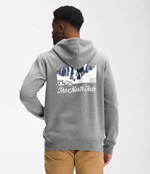 Sudadera con Capucha The North Face Mountain Hombre Gris | 6218305-PD