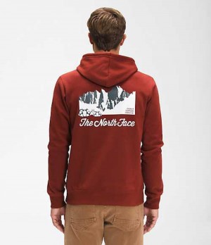 Sudadera con Capucha The North Face Mountain Hombre Rojas | 3610524-QW