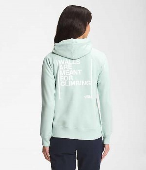 Sudadera con Capucha The North Face Walls Mujer Verde Menta | 9624173-TK