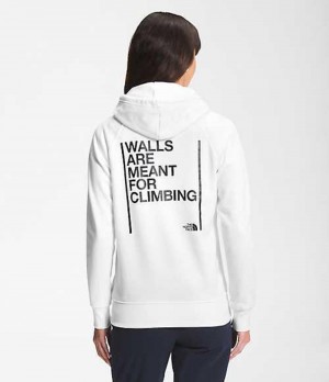 Sudadera con Capucha The North Face Walls Mujer Blancas | 8731405-HU