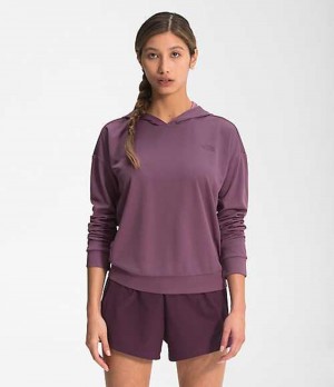 Sudadera con Capucha The North Face Wander Mujer Moradas | 4971268-UN