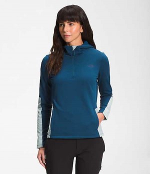 Sudadera con Capucha The North Face Wayroute Mujer Plateadas Azules | 1357860-QX