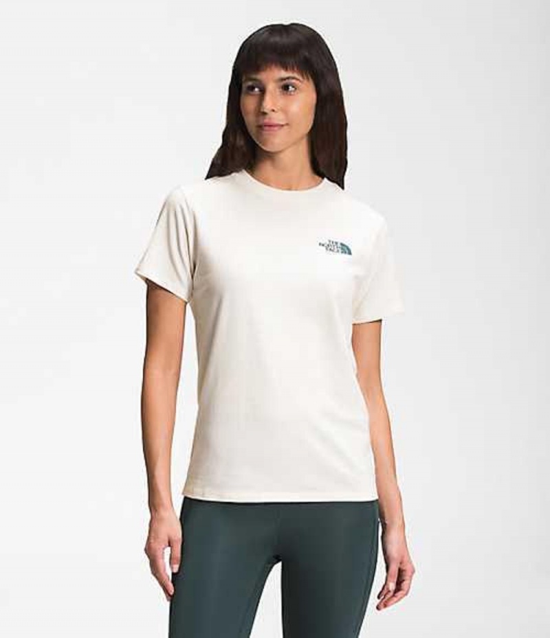 Camiseta The North Face Altitude Problem Mujer Blancas | 6250497-ZW