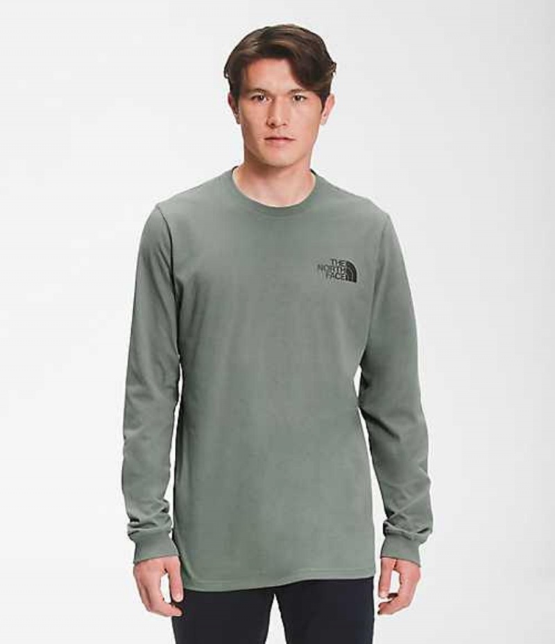 Camiseta The North Face Bear NSE Hombre Verde | 2537904-VI