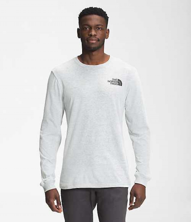 Camiseta The North Face Bear NSE Hombre Gris Claro | 1673920-CZ