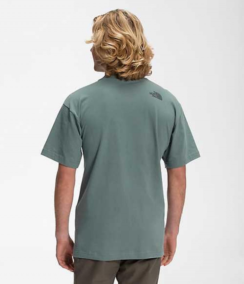 Camiseta The North Face Coordinates Hombre Verde | 7926438-AM