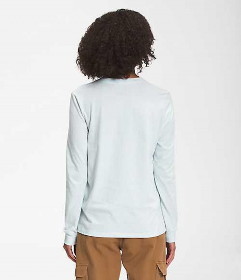 Camiseta The North Face Half Dome Mujer Azules | 3205718-YZ