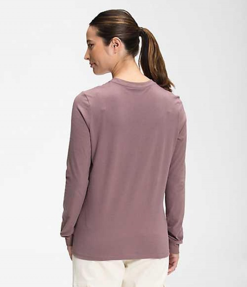 Camiseta The North Face Half Dome Mujer Moradas | 9275316-SB