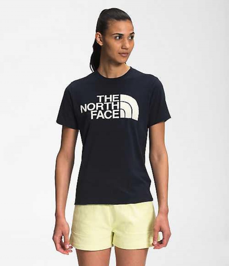 Camiseta The North Face Half Dome Mujer Azul Marino | 5047321-ON