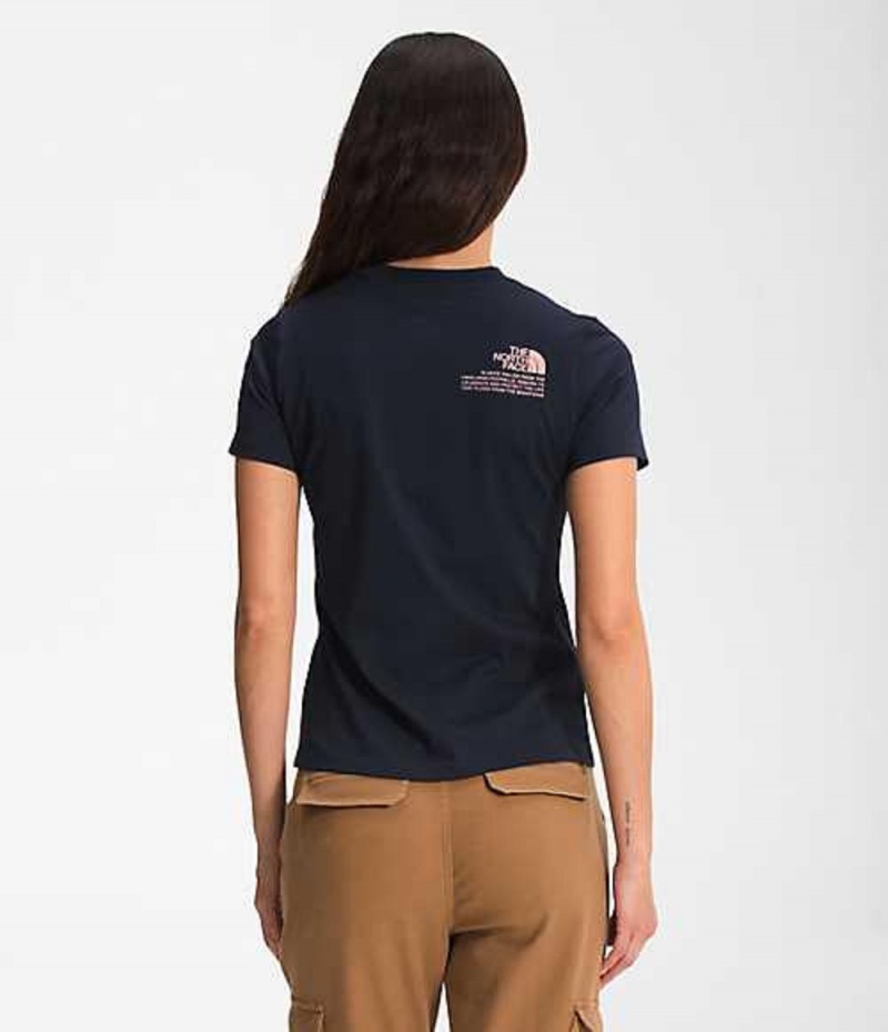 Camiseta The North Face Himalayan Mujer Azul Marino | 1789025-KS