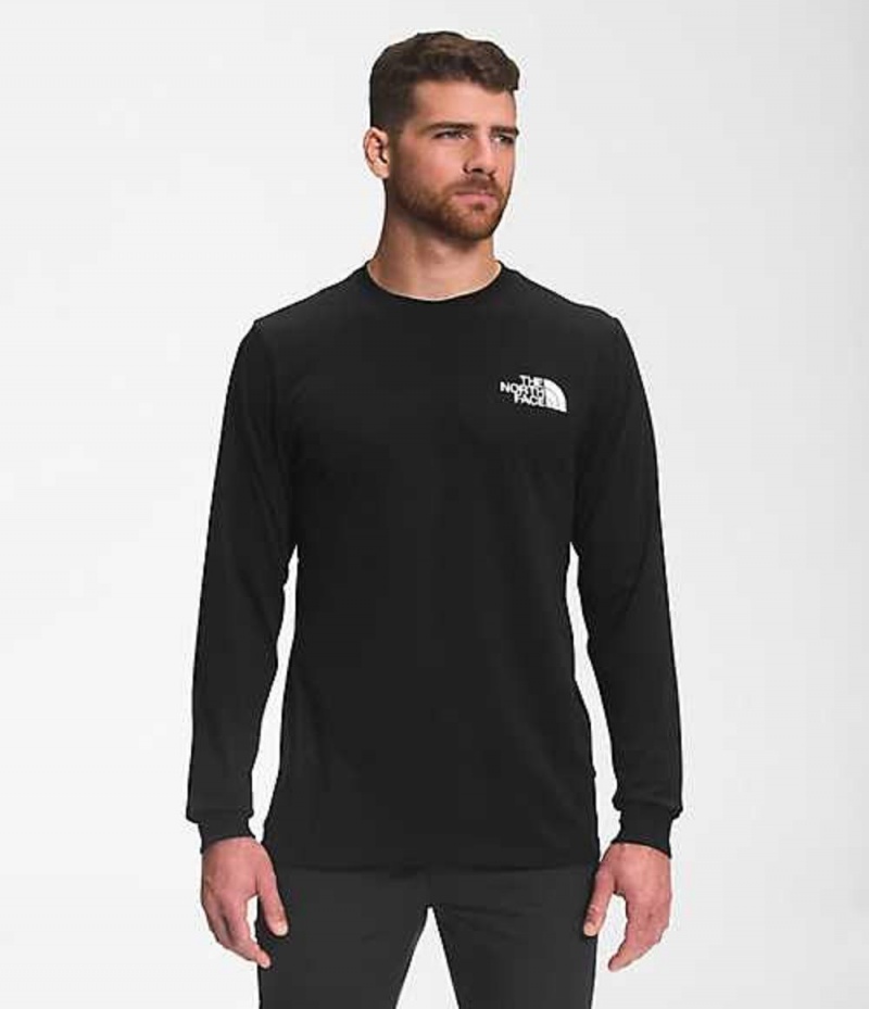 Camiseta The North Face Mountain Hombre Negras Gris | 0869125-EC