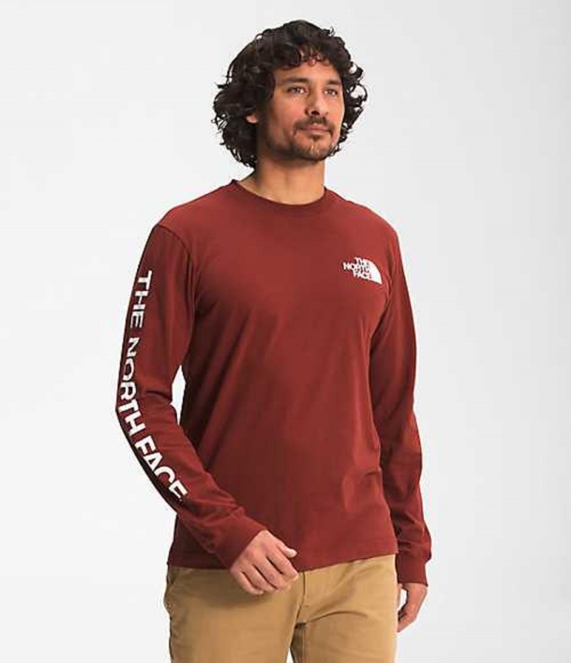 Camiseta The North Face TNF™ Sleeve Hit Hombre Rojas | 4720695-UX