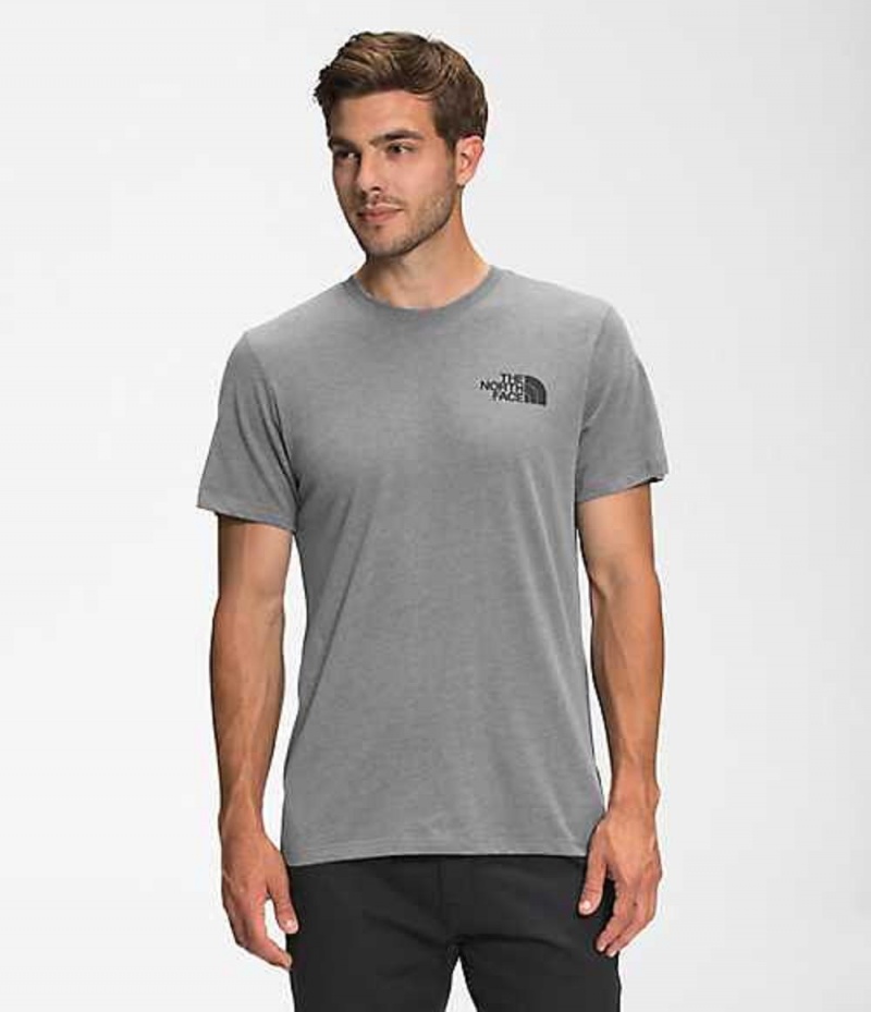 Camiseta The North Face Walls Hombre Gris | 7830591-MW