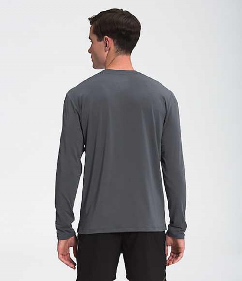 Camiseta The North Face Wander Hombre Gris | 6513824-HZ