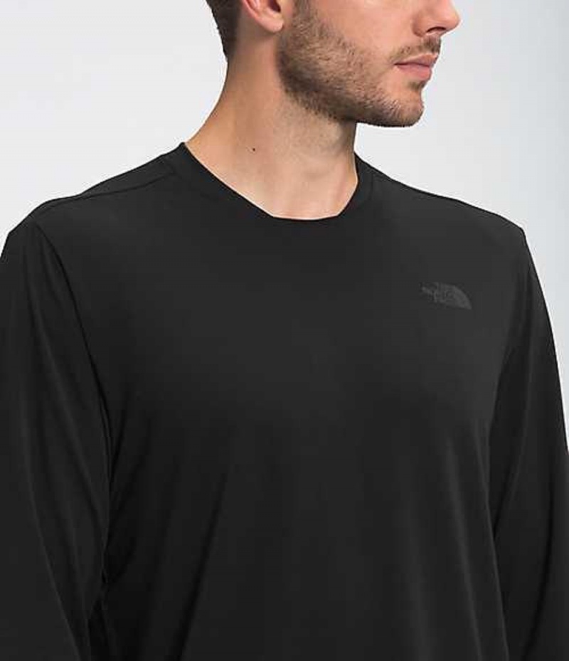 Camiseta The North Face Wander Hombre Negras | 2701368-AS