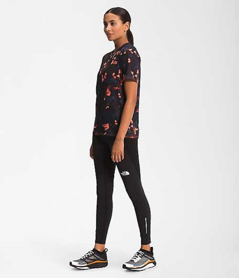 Camiseta The North Face Wander Mujer Naranjas | 8465920-BO