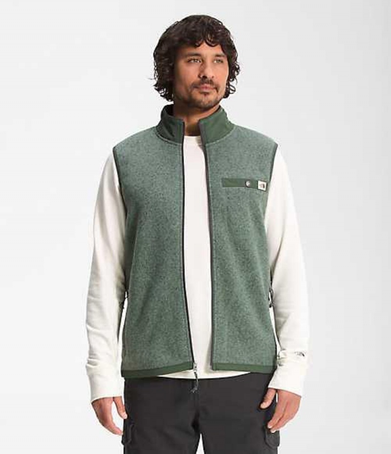 Chaleco The North Face Gordon Lyons Hombre Verde | 4315296-QB