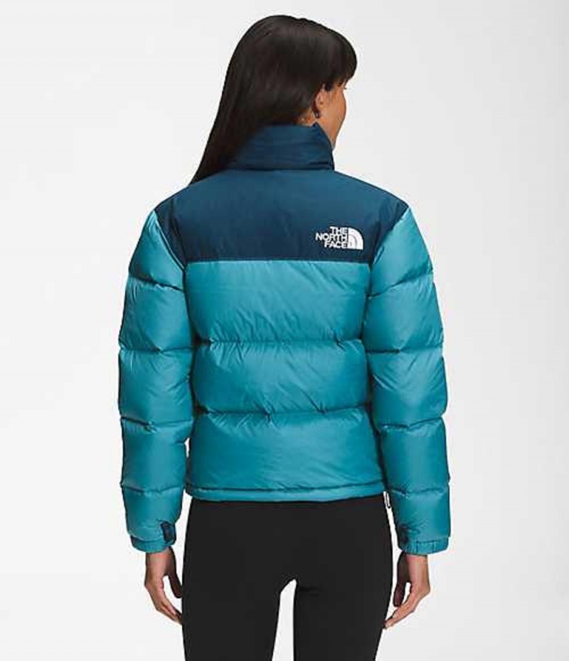 Chaqueta Plumas The North Face 1996 Retro Nuptse Mujer Azules | 7283594-DN