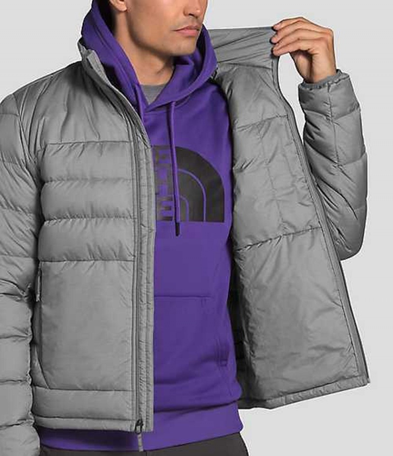 Chaqueta Plumas The North Face Aconcagua Hombre Gris | 4952683-HL