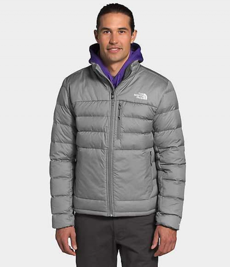 Chaqueta Plumas The North Face Aconcagua Hombre Gris | 4952683-HL