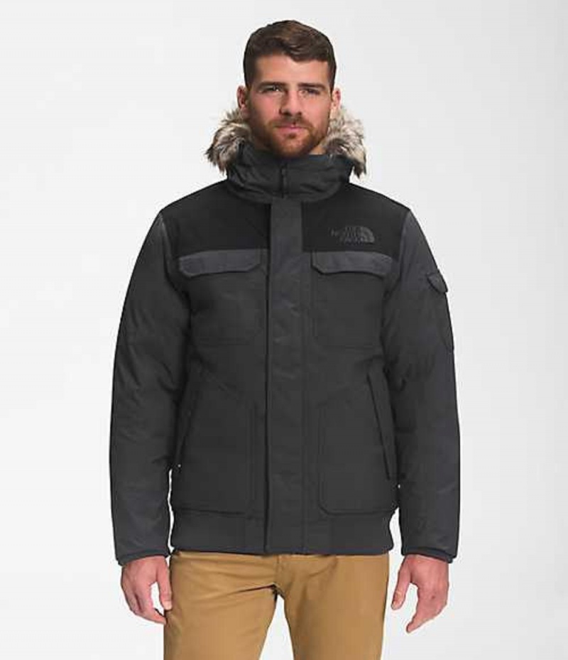 Chaqueta Plumas The North Face Gotham Hombre Gris Negras | 7246351-DZ