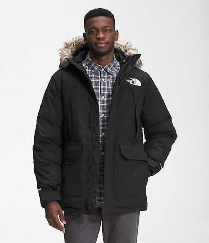 Chaqueta Plumas The North Face McMurdo Hombre Negras | 3827614-WF