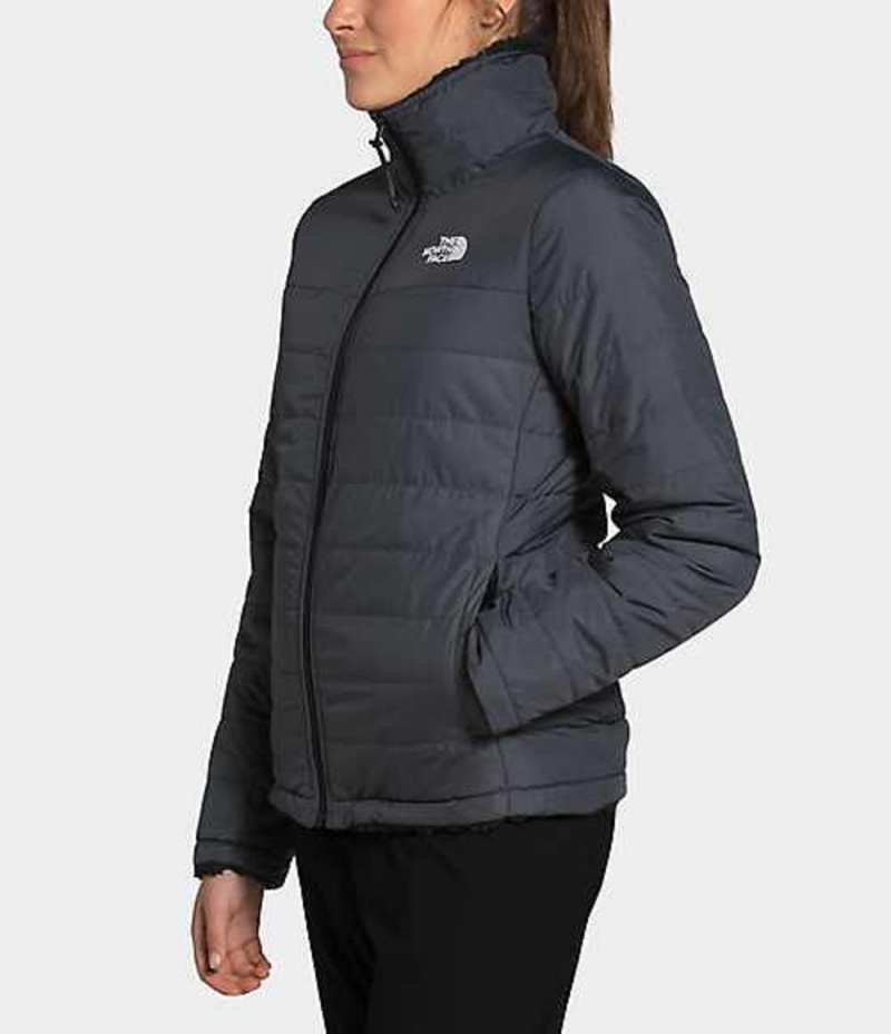 Chaqueta Plumas The North Face Mossbud Mujer Gris Negras | 6738509-EW