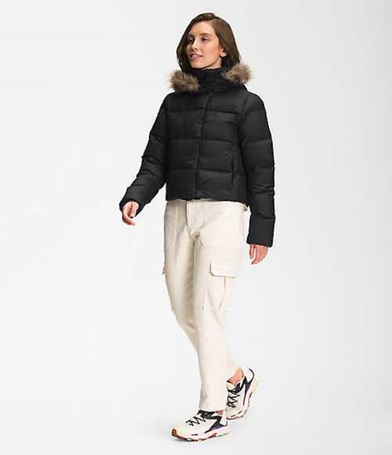 Chaqueta Plumas The North Face New Dealio Mujer Negras | 5263487-RN