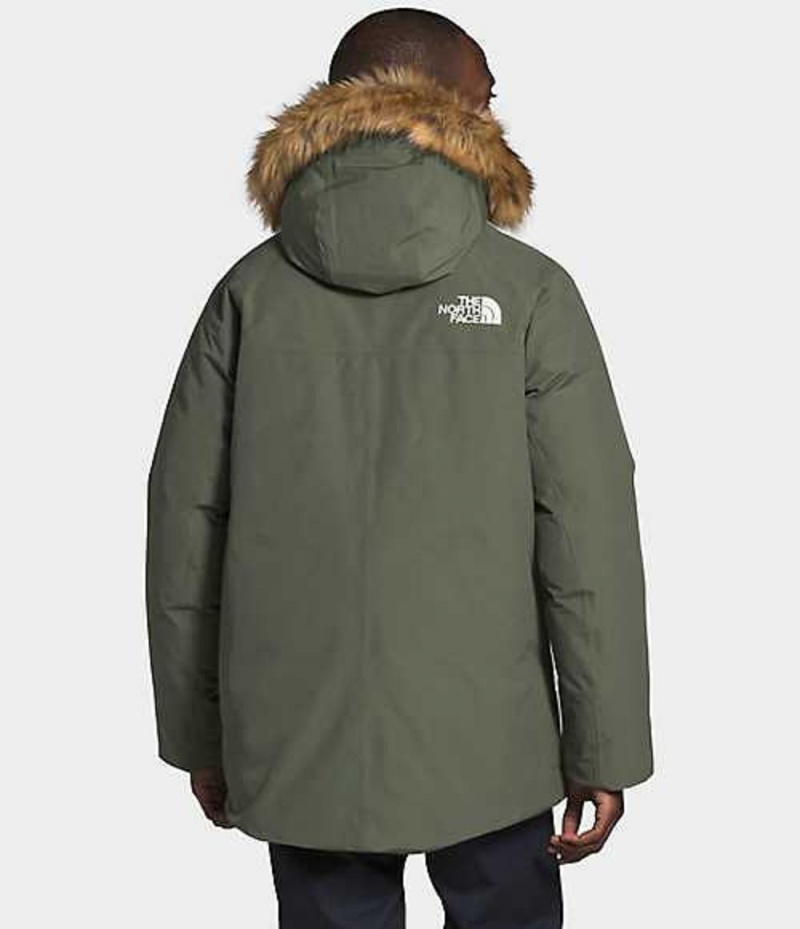 Chaqueta Plumas The North Face New Outerboroughs Hombre Gris Marrones Verde | 7681495-IE