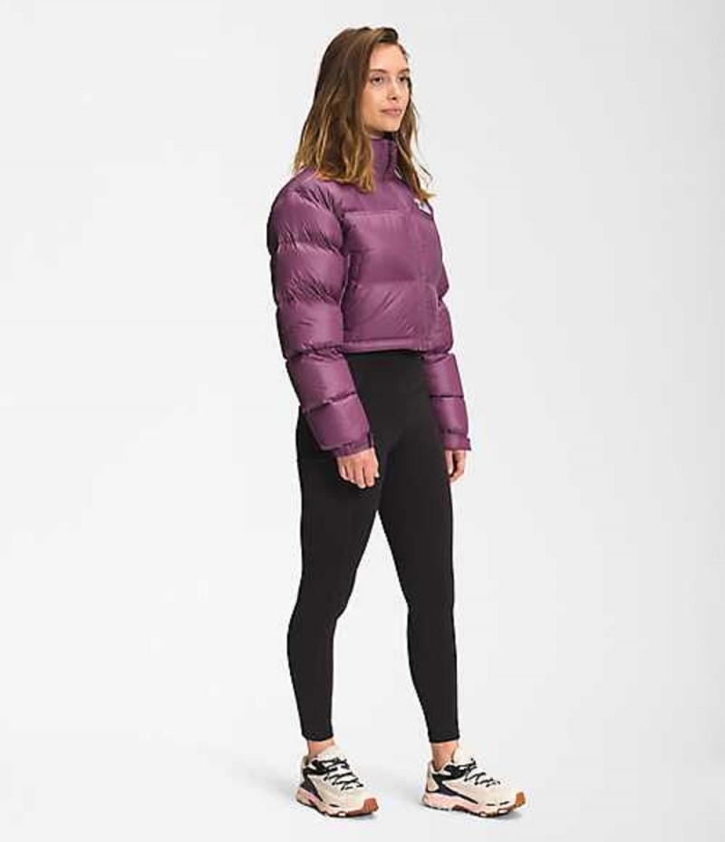 Chaqueta Plumas The North Face Nuptse Mujer Moradas | 7306219-TP