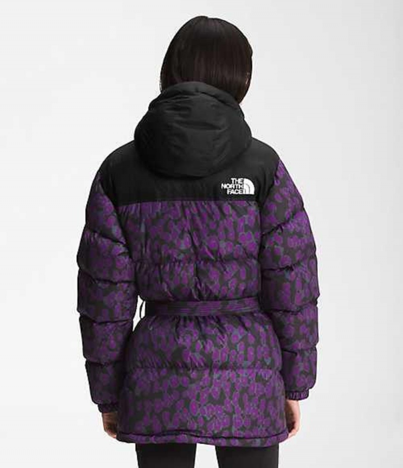 Chaqueta Plumas The North Face Nuptse Mujer Moradas Negras | 5814239-NX