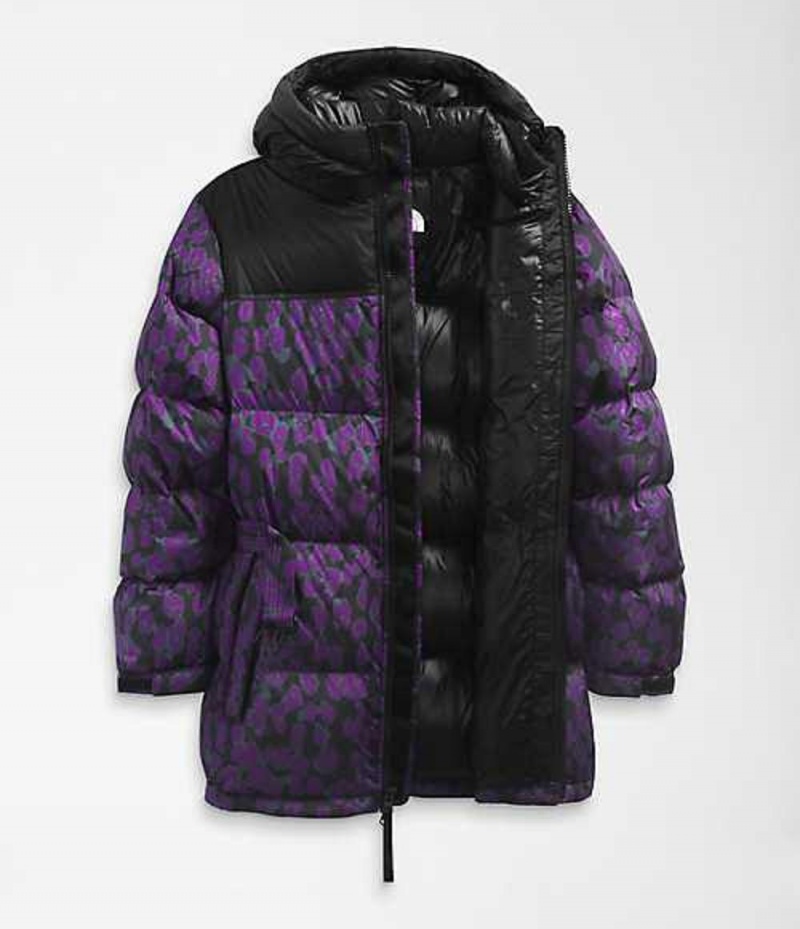 Chaqueta Plumas The North Face Nuptse Mujer Moradas Negras | 5814239-NX