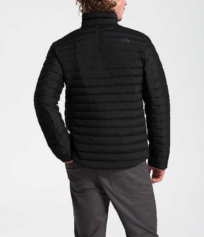 Chaqueta Plumas The North Face Stretch Hombre Negras | 6712985-NH