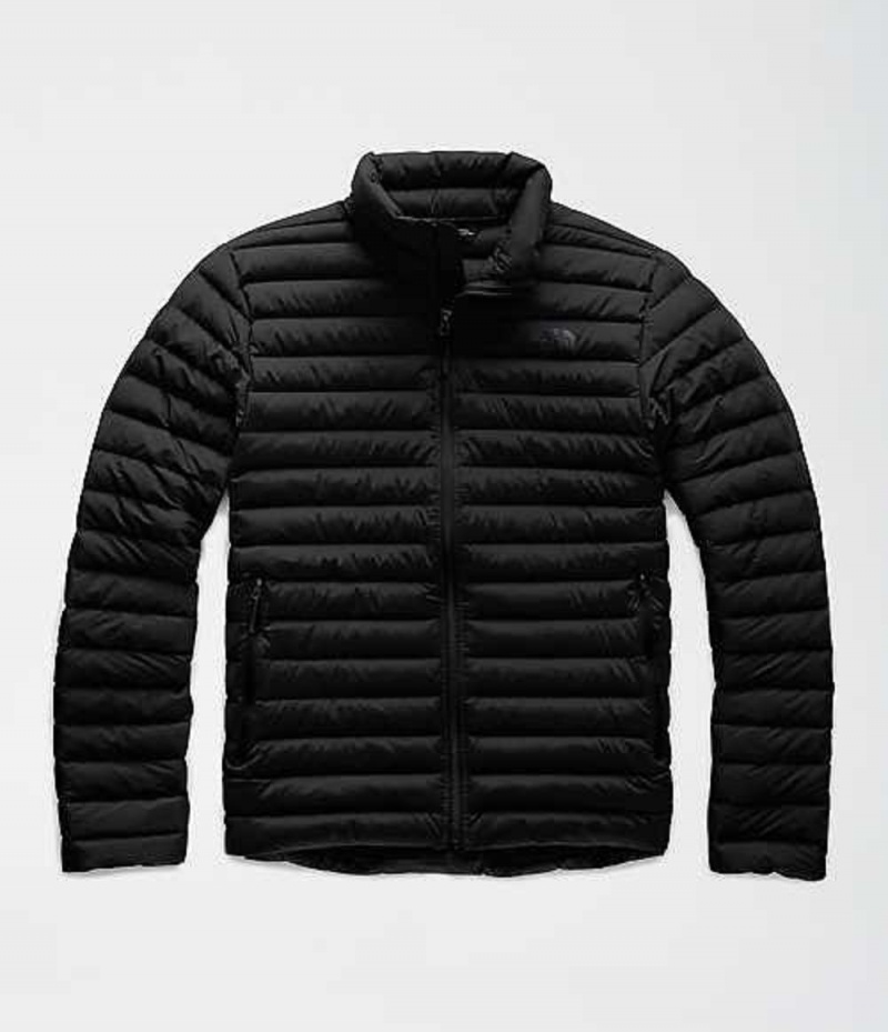 Chaqueta Plumas The North Face Stretch Hombre Negras | 6712985-NH