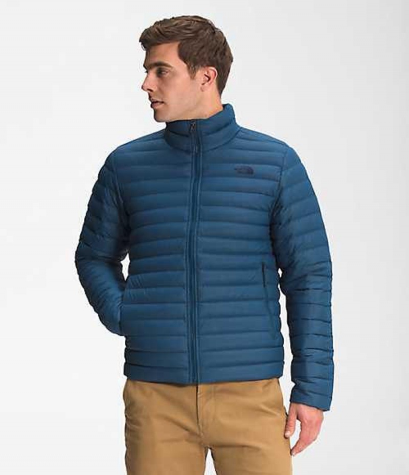 Chaqueta Plumas The North Face Stretch Hombre Azules | 0897654-RT