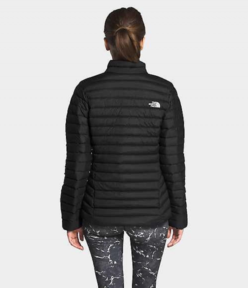 Chaqueta Plumas The North Face Stretch Mujer Negras | 0485361-NB