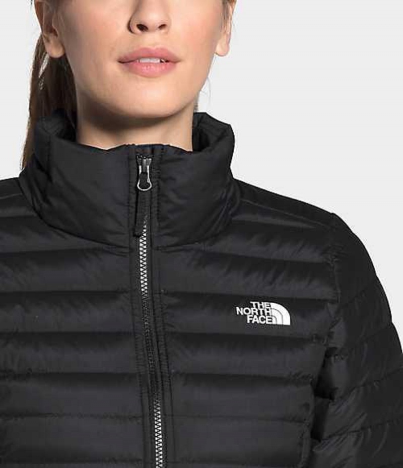 Chaqueta Plumas The North Face Stretch Mujer Negras | 0485361-NB