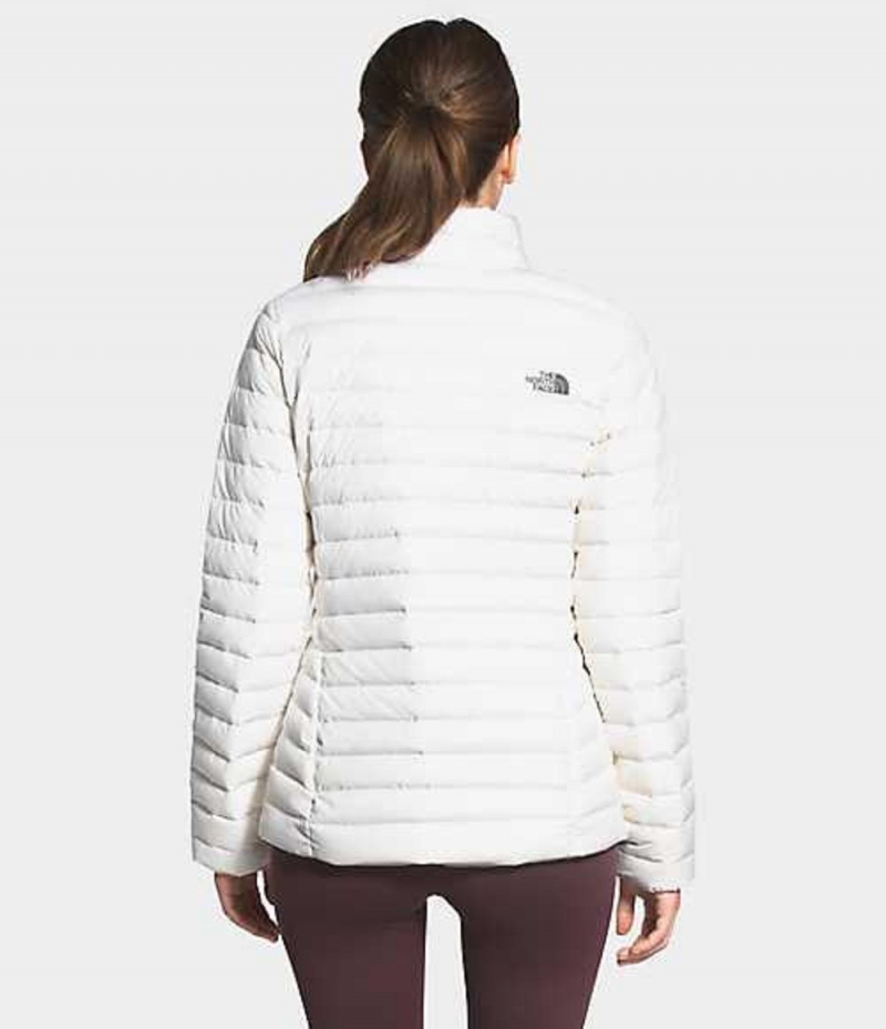 Chaqueta Plumas The North Face Stretch Mujer Blancas | 8139670-FA