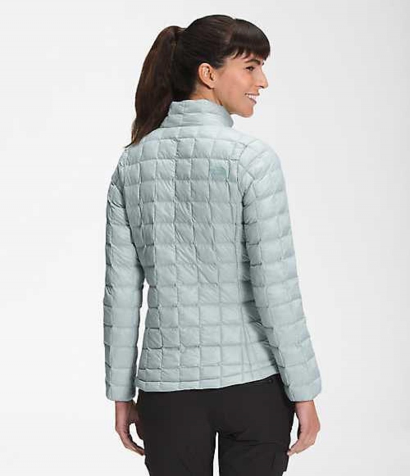 Chaqueta Plumas The North Face ThermoBall™ Eco Mujer Plateadas Azules | 6509173-XR