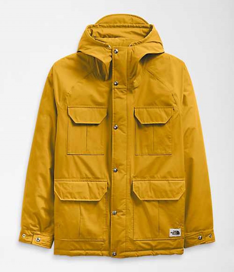 Chaqueta Plumas The North Face ThermoBall™ DryVent™ Hombre Amarillo Marrones | 2934170-KJ