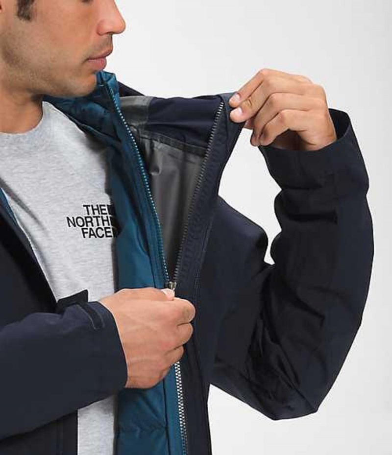 Chaqueta Plumas The North Face ThermoBall™ Eco Hombre Azul Marino Azules | 8756129-LO