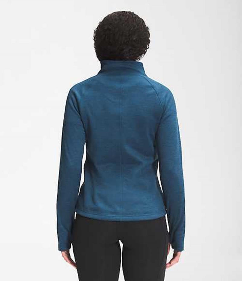 Fleece Jackets The North Face Canyonlands Mujer Azules | 0937561-AD