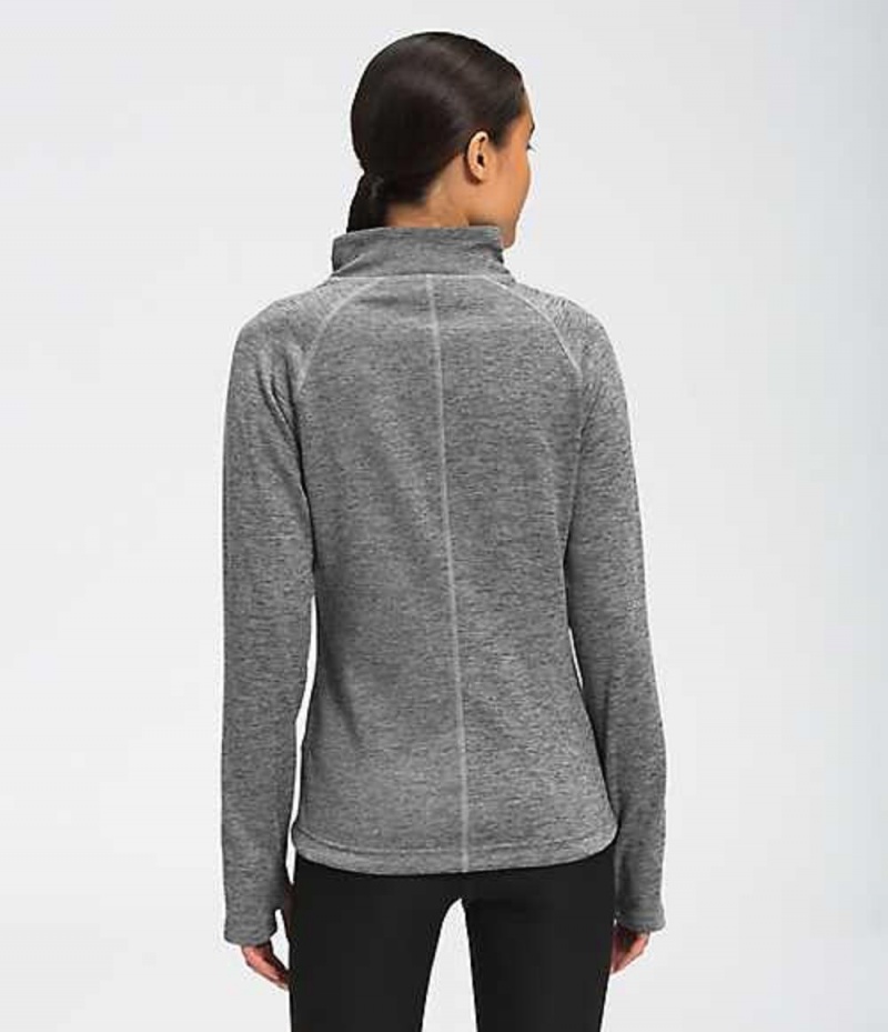 Fleece Jackets The North Face Canyonlands Mujer Gris | 1453927-OB