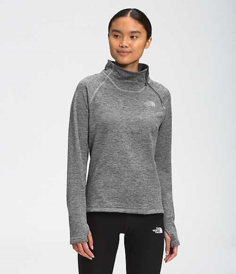 Fleece Jackets The North Face Canyonlands Mujer Gris | 1453927-OB