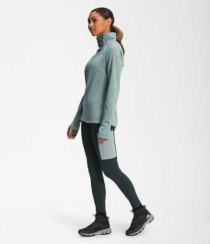 Fleece Jackets The North Face Canyonlands Mujer Plateadas Azules | 3461027-TU