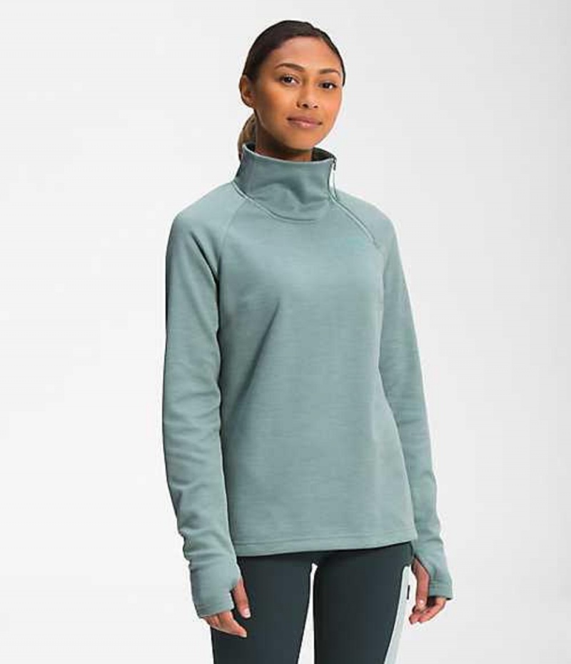 Fleece Jackets The North Face Canyonlands Mujer Plateadas Azules | 3461027-TU