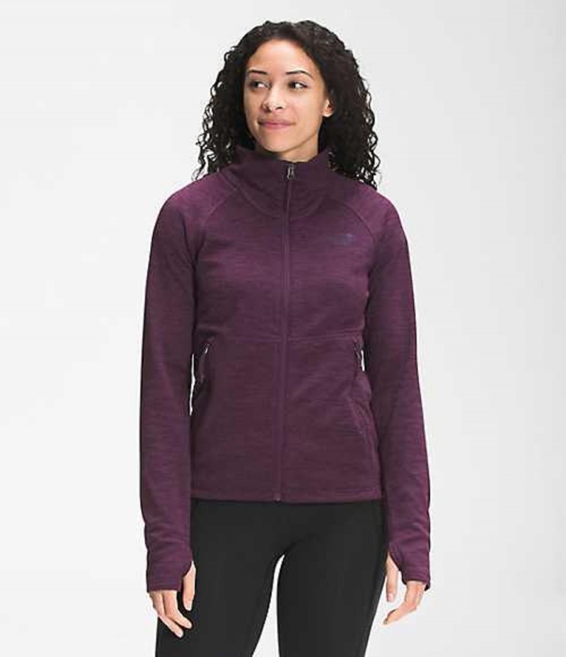 Fleece Jackets The North Face Canyonlands Mujer Burdeos | 7691354-CG