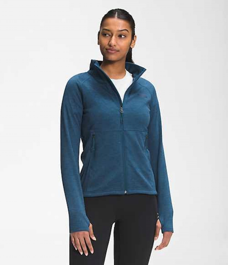 Fleece Jackets The North Face Canyonlands Mujer Azules | 3652498-GB